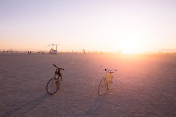 bikes at burning man donated