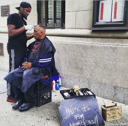 Haircuts for the Homeless