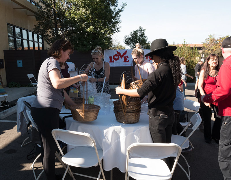 Love Button Baskets of Love Event 2017