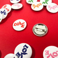 Coldplay Love Button Chris Martin 1.25” Pin BLUE | eBay