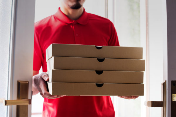 Pizza Worker delivers 225 miles away