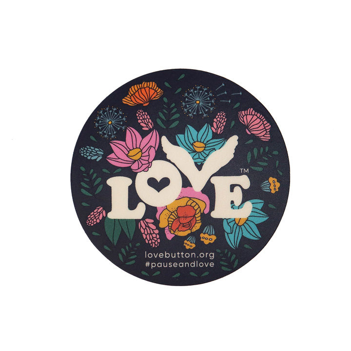 Floral Love Sticker Single