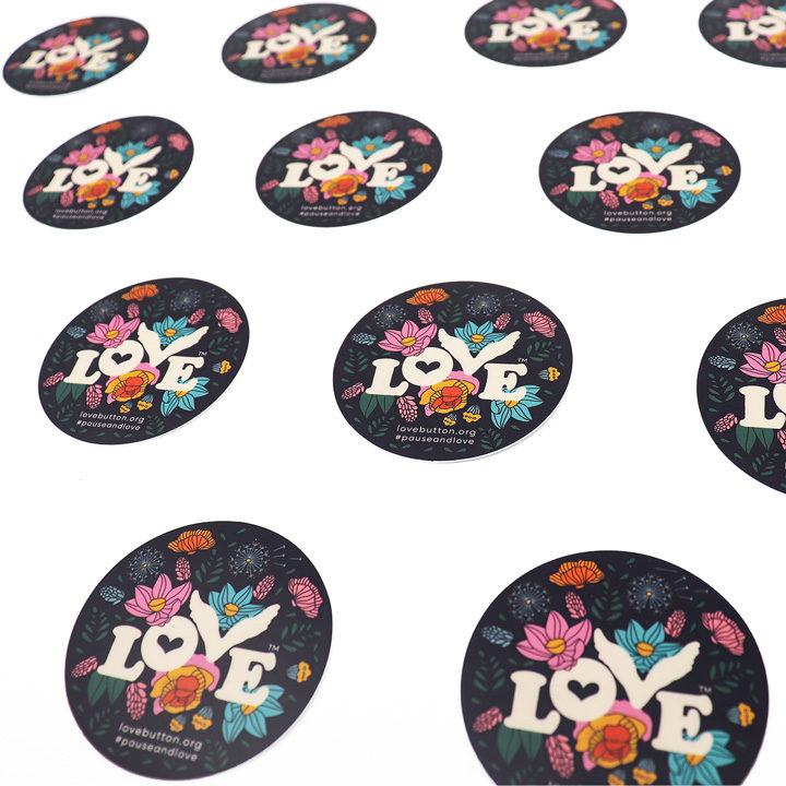 Floral Love Stickers
