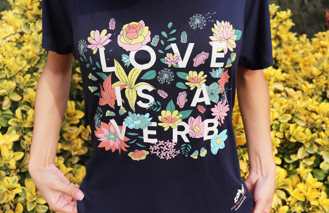 Love is a Verb Women's Tee