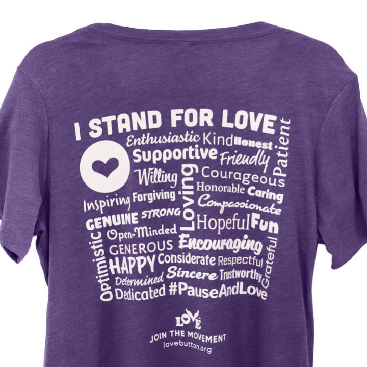 Stand for Love T-Shirt V-Neck