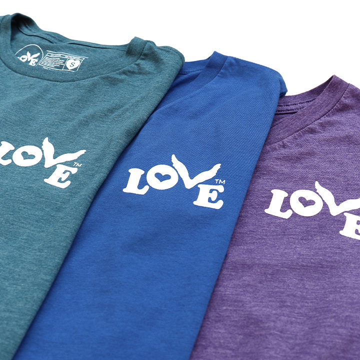 Love Button Stand for Love T-Shirts