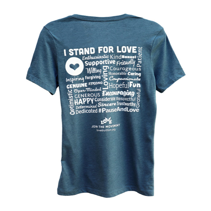 Love Button Women's Crew Neck T-Shirt