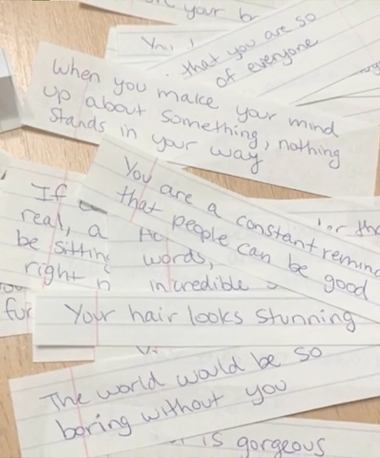 Woman Gifts Compliment Jars Anonymously to Loved Ones