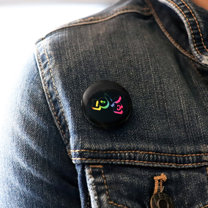 Rainbow Love Buttons