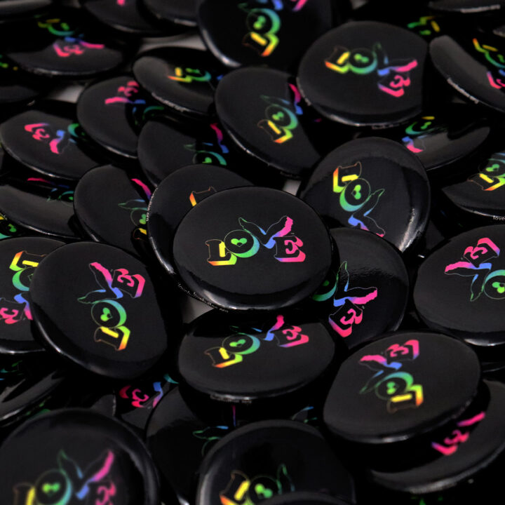 Rainbow Love Buttons