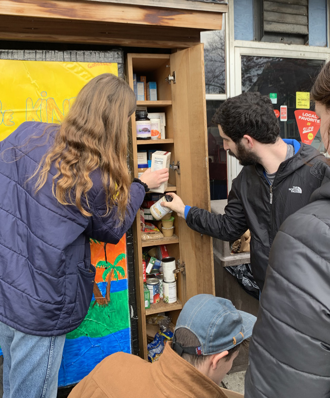 Students Fill Pantry for Those in Need Every Week