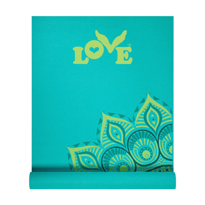 Love Button Gaiam Yoga Mat