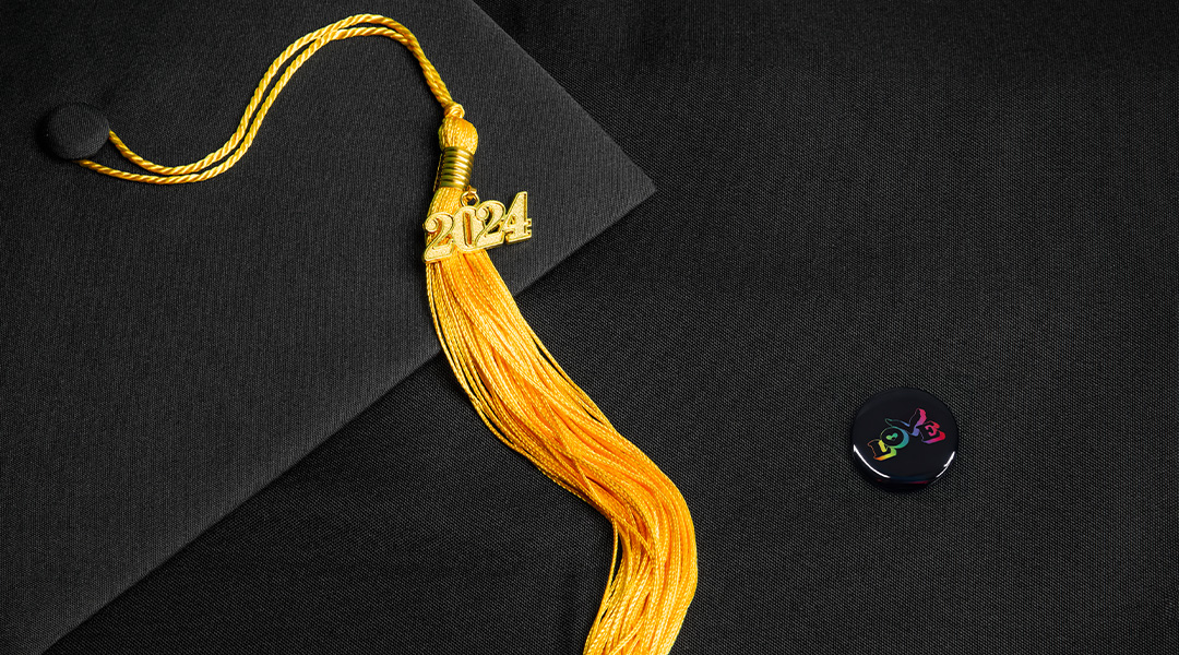 Caps, Gowns, and Love Buttons